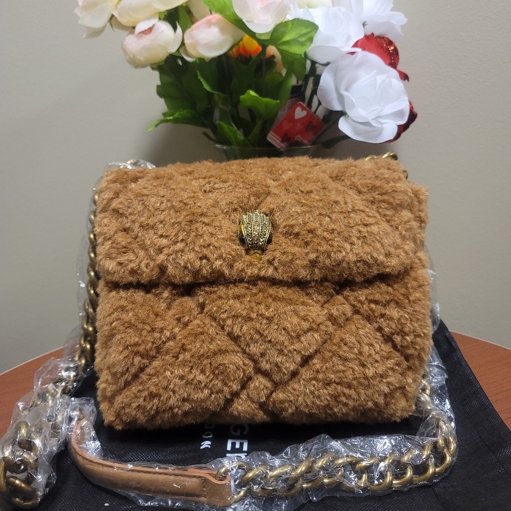 Kensington Faux Fur Crossbody Bag KURT GEIGER LONDON